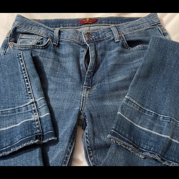 Hardly worn flared Seven for all mankind jeans - Picture 7 of 11